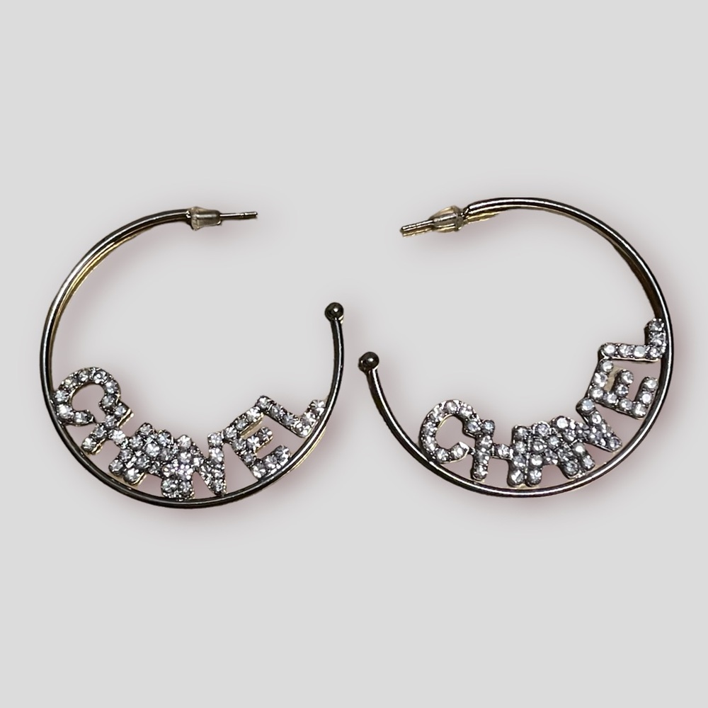 CC Hoop Earrings